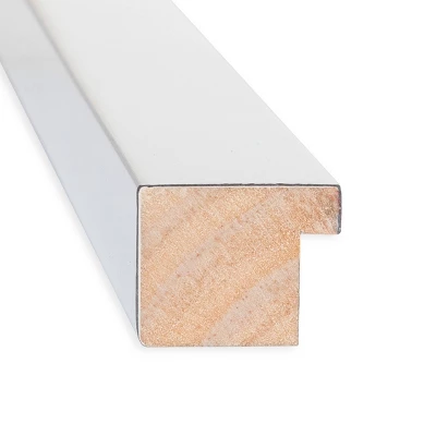 31" X 25" Non-Beveled Low Luster Silver Wood Wall Mirror - Amanti Art 3 31" X 25" Non-Beveled Low Luster Silver Wood Wall Mirror - Amanti Art