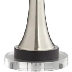 360 Lighting Seymore Modern Table Lamps Set Of 2 With Round Risers 27" Tall Brushed Nickel USB Charging Port White Drum Shade For Living Room Desk -Home Decor Shop GUEST b6f3c661 aa4a 4ca2 ae0c 06b7af49e940