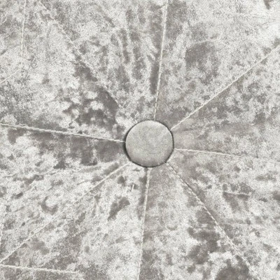 18" Star Round Throw Pillow Gray - Lush Décor 4 18" Star Round Throw Pillow Gray - Lush Décor - Image 2