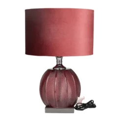Glam Velvet Table Lamp Dark Red - Olivia & May 13 Glam Velvet Table Lamp Dark Red - Olivia & May -Home Decor Shop GUEST b7bbbab7 becd 4af5 856c eacb2ed94634