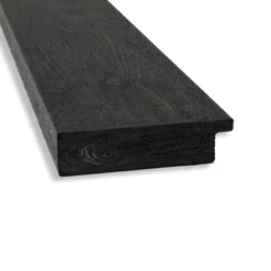 32" X 32" Non-Beveled Rustic Plank Espresso Wall Mirror - Amanti Art