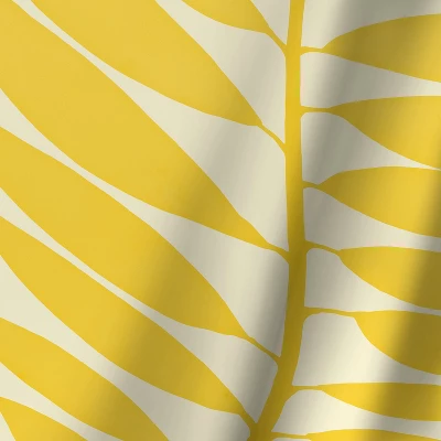 Golden Yellow Leaves By Modern Tropical 4 Golden Yellow Leaves By Modern Tropical - Image 2