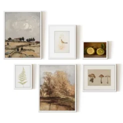 Americanflat 6 Piece Vintage Gallery Wall Art Set - Fall Study, Autumn In The Hills, Mushrooms, Light Bird, Fern Frond By Maple + Oak 13 Americanflat 6 Piece Vintage Gallery Wall Art Set - Fall Study, Autumn In The Hills, Mushrooms, Light Bird, Fern Frond By Maple + Oak -Home Decor Shop GUEST b97b1083 43fd 44d8 864b 6d7b2a945400