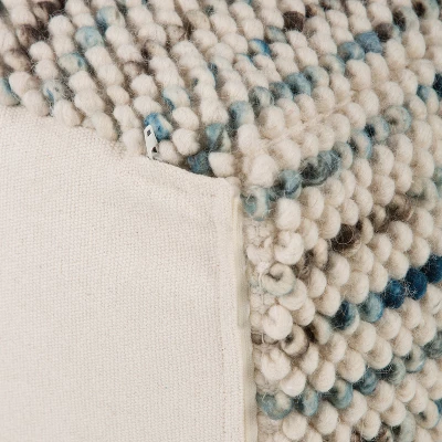 Malcolm Woven Cube Pouf Color Cotton And Wool - WyndenHall 5 Malcolm Woven Cube Pouf Color Cotton And Wool - WyndenHall - Image 3