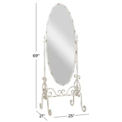 Vintage Metal Console Mirror White - Olivia & May -Home Decor Shop GUEST ba87bbcf 7e88 4e22 ae8f 94a0db4ebabb