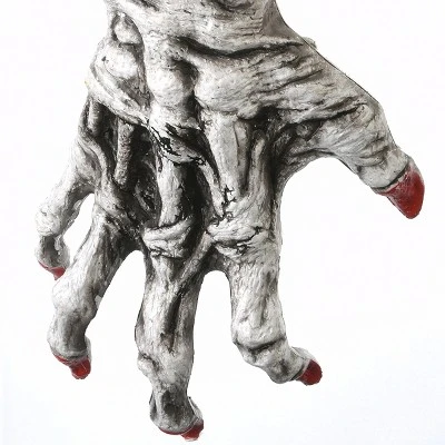 National Tree Company 18" White Zombie Hand Wreath Hanger 3 National Tree Company 18" White Zombie Hand Wreath Hanger
