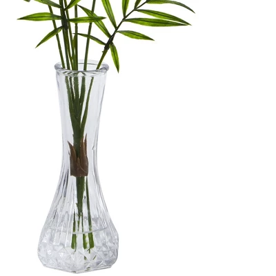 19" X 10" 3pc Artificial Mini Palm Plant In Vase Set - Nearly Natural 4 19" X 10" 3pc Artificial Mini Palm Plant In Vase Set - Nearly Natural - Image 2