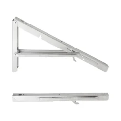 Built Industrial 2 Pack Folding L Wall Shelf Bracket, 12 Inch Collapsible Hardware With Locking Hinge For Garage Shelves, Holds 120lbs 17 Built Industrial 2 Pack Folding L Wall Shelf Bracket, 12 Inch Collapsible Hardware With Locking Hinge For Garage Shelves, Holds 120lbs -Home Decor Shop GUEST bd0869c3 487a 44b2 9a53 eb22bb7b9213