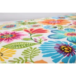 25" Gregoire Outdoor Floor Pillow Prima Blue - Pillow Perfect -Home Decor Shop GUEST bd8d7d73 7a25 4f9c 949a f291d048e07e