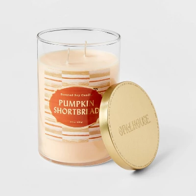 21.5oz 2-Wick Lidded Glass Jar Pumpkin Shortbread Candle Orange - Opalhouse™ 4 21.5oz 2-Wick Lidded Glass Jar Pumpkin Shortbread Candle Orange - Opalhouse™ - Image 2