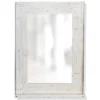 Barn Wood And Galvanized Distressed Wooden Wall Mirror With Galvanized Detail And Shelf White - StyleCraft -Home Decor Shop GUEST be4aca2b 17a4 4745 b655 4dd50c0dae10
