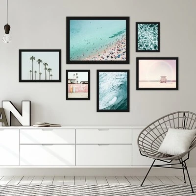 (Set Of 6) Framed Prints Gallery Wall Art Set Simple Beach Photography By Sisi And Seb - Americanflat 7 (Set Of 6) Framed Prints Gallery Wall Art Set Simple Beach Photography By Sisi And Seb - Americanflat - Image 5