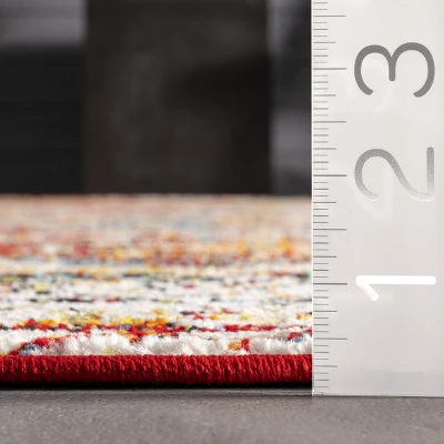 NuLOOM Indoor/Outdoor Transitional Medallion Muriel Patio Area Rug 4 NuLOOM Indoor/Outdoor Transitional Medallion Muriel Patio Area Rug - Image 2