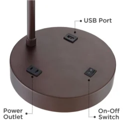 360 Lighting Colby Bronze Finish Desk Lamps Set Of 2 With Outlets And USB Ports 13 360 Lighting Colby Bronze Finish Desk Lamps Set Of 2 With Outlets And USB Ports -Home Decor Shop GUEST c16c32ff dd54 47b4 b75c 4d88f43ab176