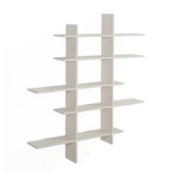 51" X 45" Five Tier Asymmetric Shelf - Danya B. 9 51" X 45" Five Tier Asymmetric Shelf - Danya B. -Home Decor Shop GUEST c2fe13a4 6acf 45f3 bc68 b5b6cdb3bcf4