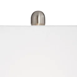 360 Lighting Todd 30" Tall Large Modern End Table Lamps Set Of 2 USB Port AC Power Outlet Silver Brushed Nickel Finish Metal Living Room Charging -Home Decor Shop GUEST c309bc41 a066 4a88 a860 0e1efd09fa7d