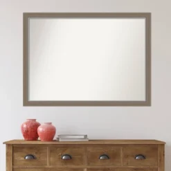 41" X 30" Non-Beveled Eva Brown Narrow Wall Mirror - Amanti Art -Home Decor Shop GUEST c32ab46a 14ba 479b 9703 8947189c4c32