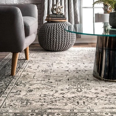 NuLOOM Rachel Vintage Fringe Area Rug 6 NuLOOM Rachel Vintage Fringe Area Rug - Image 4