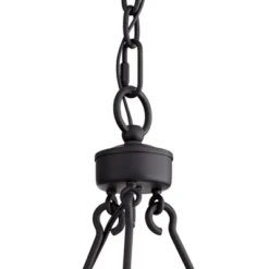 Franklin Iron Works Antler Lodge Black Chandelier 36 3/4" Wide Farmhouse Rustic Antler Deer Horn 6-Light LED Fixture For Dining Room Kitchen Island -Home Decor Shop GUEST c39ac139 e12d 463d 99c0 2b2c950e1ff3