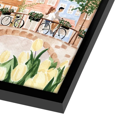 Americanflat 3 Piece 16x20 Wrapped Canvas Set - Italian Shore By Sabina Fenn - Coastal Wall Art 4 Americanflat 3 Piece 16x20 Wrapped Canvas Set - Italian Shore By Sabina Fenn - Coastal Wall Art - Image 2