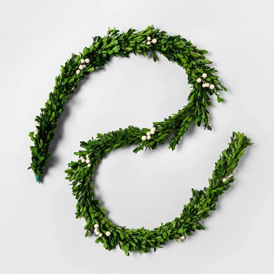 6ft Preserved Boxwood Garland - Sugar Paper™ + Target 5 6ft Preserved Boxwood Garland - Sugar Paper™ + Target - Image 3