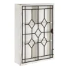 Megara Decorative Wooden Wall Hanging Curio Cabinet Whitewash Finish - Kate & Laurel All Things Decor -Home Decor Shop GUEST c4e05029 d9f7 4423 9c15 ece04d2ca7e9