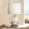360 Lighting Coastal Accent Table Lamp 21.75" High Clear Glass Fillable Sea Shells White Drum Shade For Living Room Family Bedroom Bedside 1 360 Lighting Coastal Accent Table Lamp 21.75" High Clear Glass Fillable Sea Shells White Drum Shade For Living Room Family Bedroom Bedside -Home Decor Shop GUEST c54a3210 02ae 4b41 973c f4bc104d9201