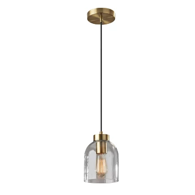 Bristol Pendant Antique Brass - Adesso 3 Bristol Pendant Antique Brass - Adesso