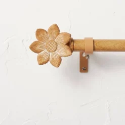 Flower Faux Wood Curtain Rod Natural Wood - Opalhouse™ Designed With Jungalow™ 9 Flower Faux Wood Curtain Rod Natural Wood - Opalhouse™ Designed With Jungalow™ -Home Decor Shop GUEST c5b5a613 8f9b 4e84 9eff 5ca6e3369a7b