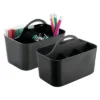 MDesign Plastic Office Storage Organizer Caddy Tote, Small, 2 Pack -Home Decor Shop GUEST c6a59843 102c 4f77 9f49 e431bf73f47a