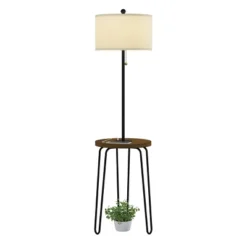 Floor Lamp End Table (Includes LED Light Bulb) - Modern Hairpin Legs -Home Decor Shop GUEST c727bf21 b973 452c a15a 9ad79a7495fe