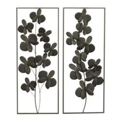 Set Of 2 Metal Floral Orchid Wall Decors With Black Frame Black - Olivia & May 10 Set Of 2 Metal Floral Orchid Wall Decors With Black Frame Black - Olivia & May -Home Decor Shop GUEST c7f9a749 6666 4f61 a0a3 7460f3e65cfe