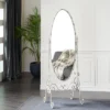 Vintage Metal Console Mirror White - Olivia & May -Home Decor Shop GUEST c81ab42e b619 4f11 bf55 b7d7a71ebb8c
