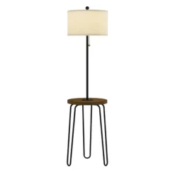 Floor Lamp End Table (Includes LED Light Bulb) - Modern Hairpin Legs -Home Decor Shop GUEST caa19d9d ebbb 4a93 8ef3 beafe599383d