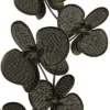 Set Of 2 Metal Floral Orchid Wall Decors With Black Frame Black - Olivia & May -Home Decor Shop GUEST cb312350 6b15 42b6 af5a f5a1883c1d7c