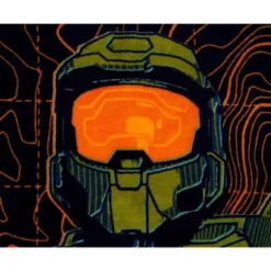 Silver Buffalo Halo UNSC Master Chief Micro Plush Fleece Throw Blanket | 50 X 60 Inches -Home Decor Shop GUEST cf513bac 479a 458f 9bdf 8494bd6d6e52