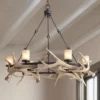 Franklin Iron Works Antler Lodge Black Chandelier 36 3/4" Wide Farmhouse Rustic Antler Deer Horn 6-Light LED Fixture For Dining Room Kitchen Island 2 Franklin Iron Works Antler Lodge Black Chandelier 36 3/4" Wide Farmhouse Rustic Antler Deer Horn 6-Light LED Fixture For Dining Room Kitchen Island -Home Decor Shop GUEST d1f5f741 a7a3 4b88 9236 b026629e5d4c