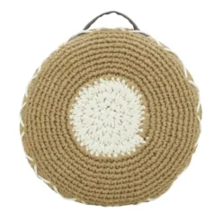 Saro Lifestyle Handle Design Woven Floor Pouf -Home Decor Shop GUEST d22ef10d ba50 421f b17e 1c0f14c8ceb6