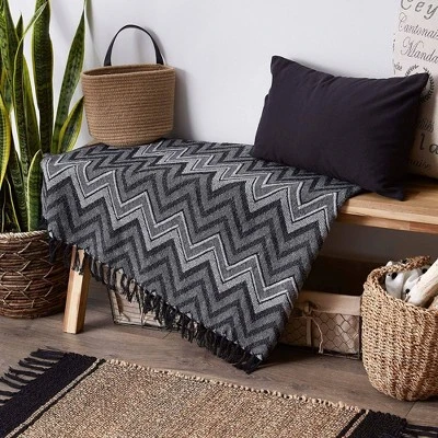 50"x60" Zig-Zag Chevron Throw Blanket - Design Imports 6 50"x60" Zig-Zag Chevron Throw Blanket - Design Imports - Image 4