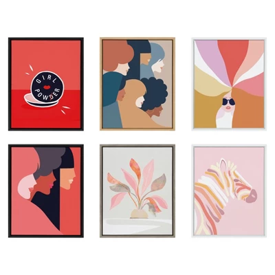 18" X 24" Sylvie We Persist Earthy Framed Canvas Wall Art By Dominique Vari Natural - Kate And Laurel 6 18" X 24" Sylvie We Persist Earthy Framed Canvas Wall Art By Dominique Vari Natural - Kate And Laurel - Image 4