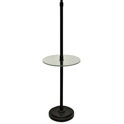 61" 3-way Madison Floor Lamp Glass Table Bronze - StyleCraft 4 61" 3-way Madison Floor Lamp Glass Table Bronze - StyleCraft - Image 2