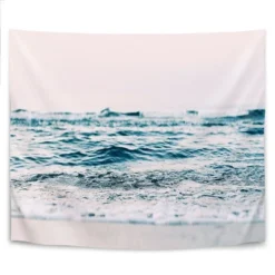 Ocean Wave Blush By Sisi And Seb Wall Tapestry -Home Decor Shop GUEST d38e3e5b bd19 4310 aae4 60b9c4e36347