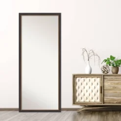 27" X 63" Non-Beveled Ashton Black Wood Full Length Floor Leaner Mirror - Amanti Art 15 27" X 63" Non-Beveled Ashton Black Wood Full Length Floor Leaner Mirror - Amanti Art -Home Decor Shop GUEST d3d8b699 8500 4331 83f3 7a69db3d3563