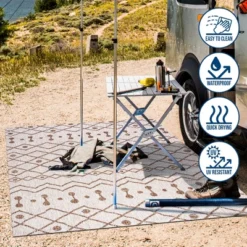 Nokat Modern Bohemian Inspired Indoor/Outdoor Area Rug - JONATHAN Y -Home Decor Shop GUEST d3f0a81e d6f9 49d9 9ab2 edc22e8190d9