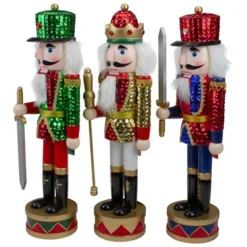 Northlight Set Of 3 Red Sequin Jacket Wooden Christmas Nutcrackers 14.25" 6 Northlight Set Of 3 Red Sequin Jacket Wooden Christmas Nutcrackers 14.25" -Home Decor Shop GUEST d46c786b 1da8 4243 a071 7cd097e88d9f