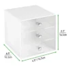 MDesign Plastic Office Supply 3 Drawer Storage Organizer Cube 2 MDesign Plastic Office Supply 3 Drawer Storage Organizer Cube -Home Decor Shop GUEST d5ac917d bc0a 463a 9400 4826d080cc13