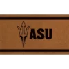 Evergreen Arizona State University Logo Turf Mat, Brown- 28 X 16 Inches Indoor Outdoor Doormat