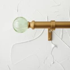 Faux Jade Ball Curtain Rod Brass - Opalhouse™ Designed With Jungalow™ -Home Decor Shop GUEST d7507ef0 fa5a 4b13 920f 0c72746f2e61