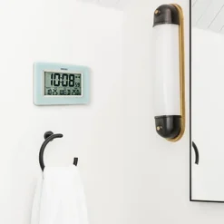 Seiko 6" Yanai Bedside Alarm, - Light Blue -Home Decor Shop GUEST d773c239 cf40 431d a344 a2be0161e8f3