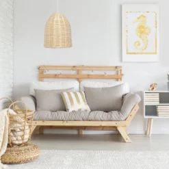 Elongated Coastal Dome Rattan Downlight Pendant Natural - Elegant Designs -Home Decor Shop GUEST d7acea33 6b8d 4fcc 9de7 d10d5739c15b